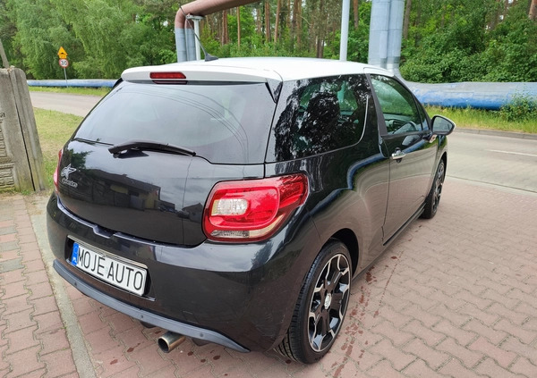 Citroen DS3 cena 20999 przebieg: 161278, rok produkcji 2011 z Łazy małe 121